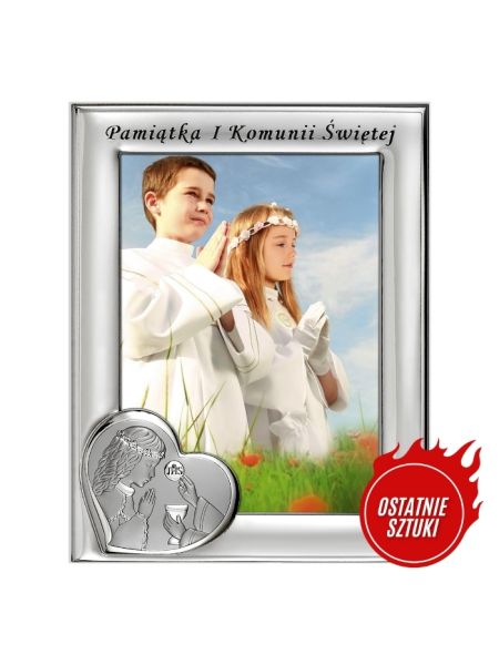 *Ramka na zdjęcie Pamiątka Pierwszej Komunii Świętej 1165N/3BA, foto 9x13