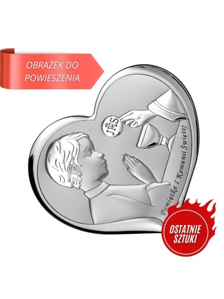 *Obrazek Pamiątka Pierwszej Komunii Świętej 6517/1OU (DO POWIESZENIA), 9x8