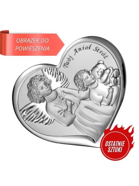 *Obrazek Aniołek nad dzieciątkiem 6526/1U (DO POWIESZENIA), 8x8