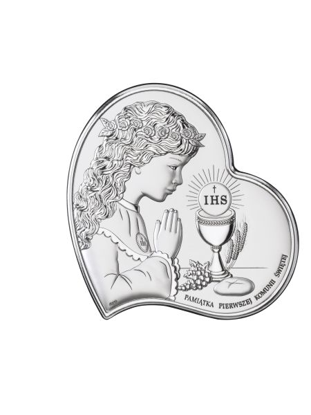 Obrazek Pamiątka Pierwszej Komunii Świętej DS03/3A, 17x17 @