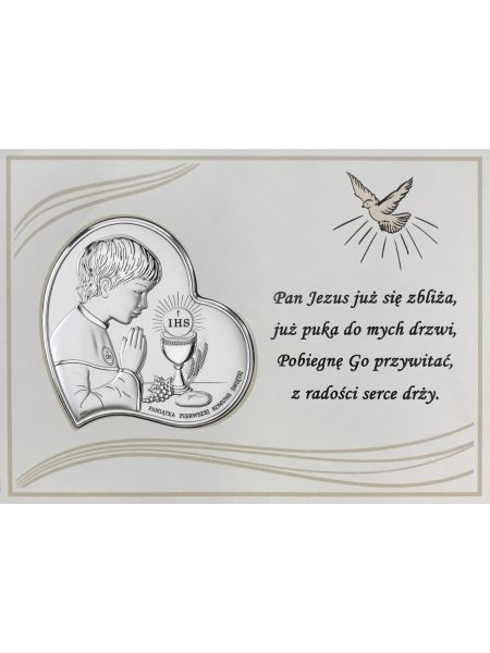 PANEL PAMIĄTKA PIERWSZEJ KOMUNII ŚWIĘTEJ DS08/03/1O, 18x13 @