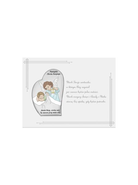 Obrazek Aniołek z latarenką W KOLORZE NA PANELU DS223FN/1CC, 18x13 @