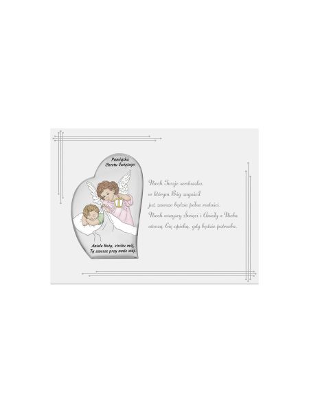 Obrazek Aniołek z latarenką W KOLORZE NA PANELU DS223FN/1CR, 18x13 @