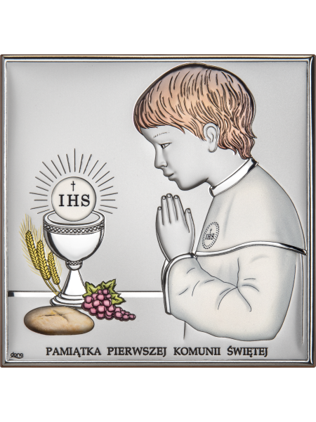 Obrazek Pamiątka Pierwszej Komunii Świętej Kolorowy DS48