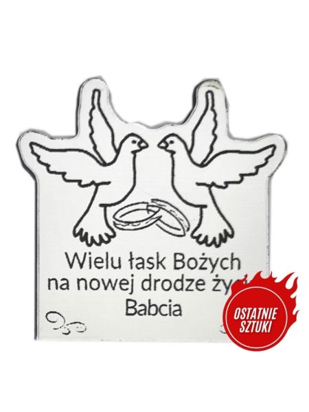 *Grawer Pamiątka Ślubu BABCIA G10D, 4x4