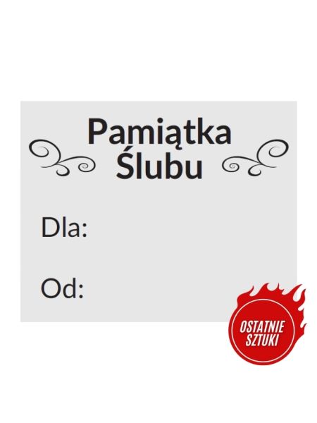 *Grawer Pamiątka Ślubu G18D, 6x4