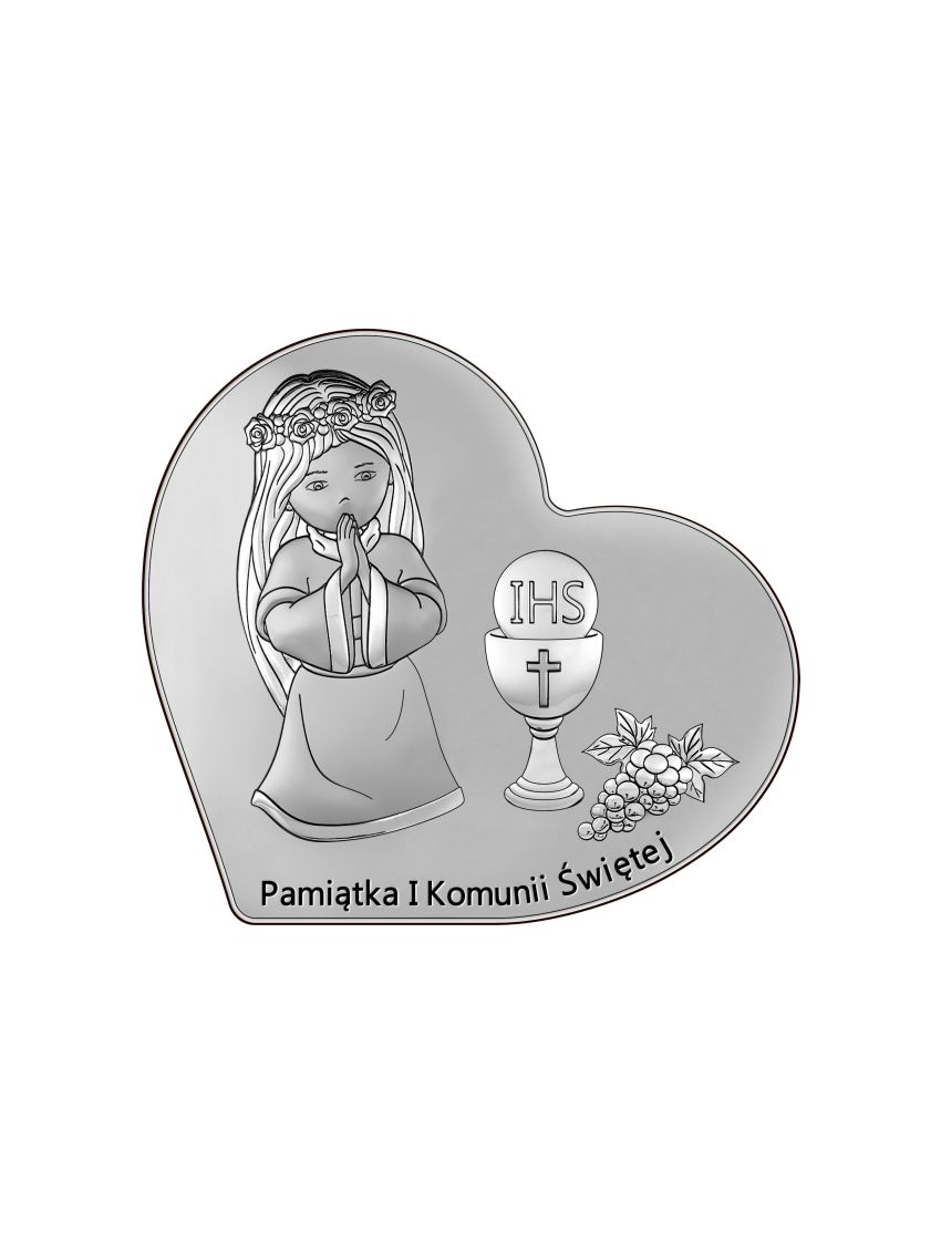 Obrazek Pamiątka Pierwszej Komunii Świętej DS138/2XA, 12x10 @