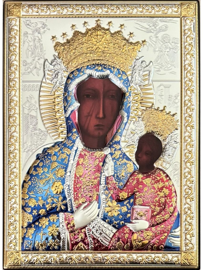 Ikona Matka Boska Częstochowska AE0857/6WD, 24x32