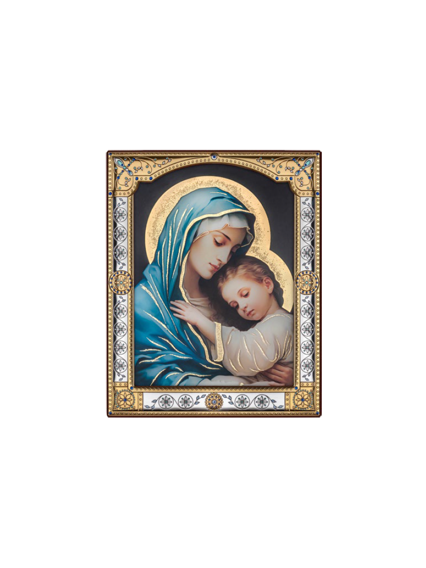 Ikona Madonna z dzieciątkiem CU007/1, 12x14