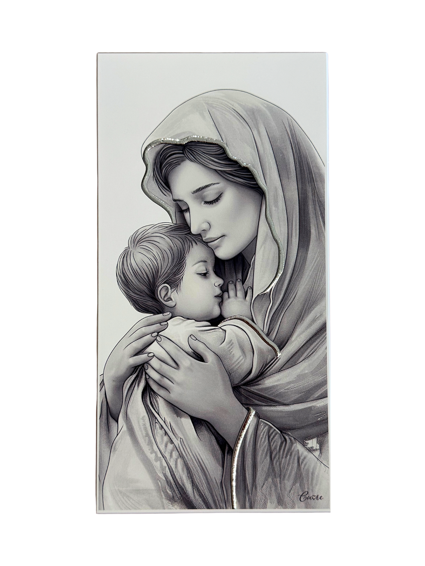Madonna z Dzieciątkiem CU106/5B, 22x44