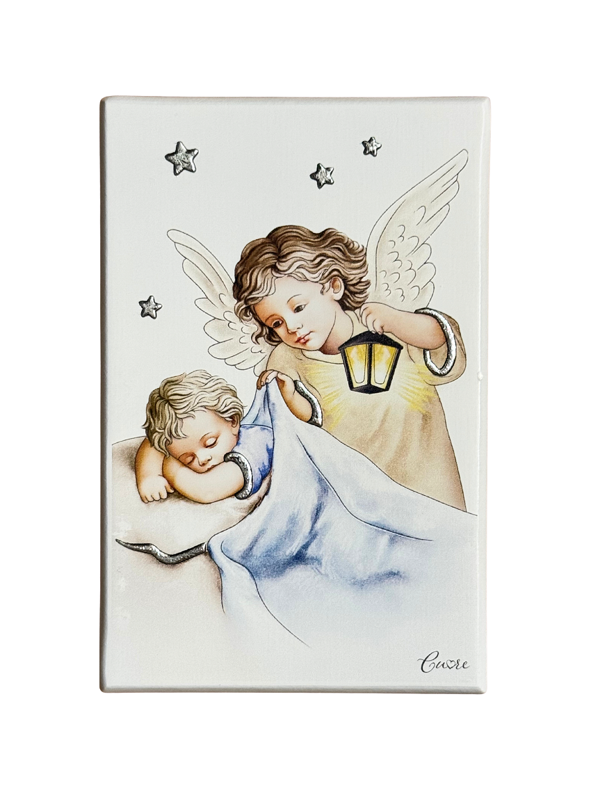 Aniołek z Latarenką CU124/2C, 12x17