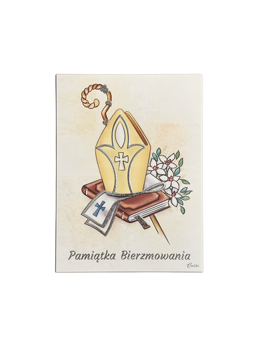 Pamiątka Bierzmowania CU126/1, 7x11