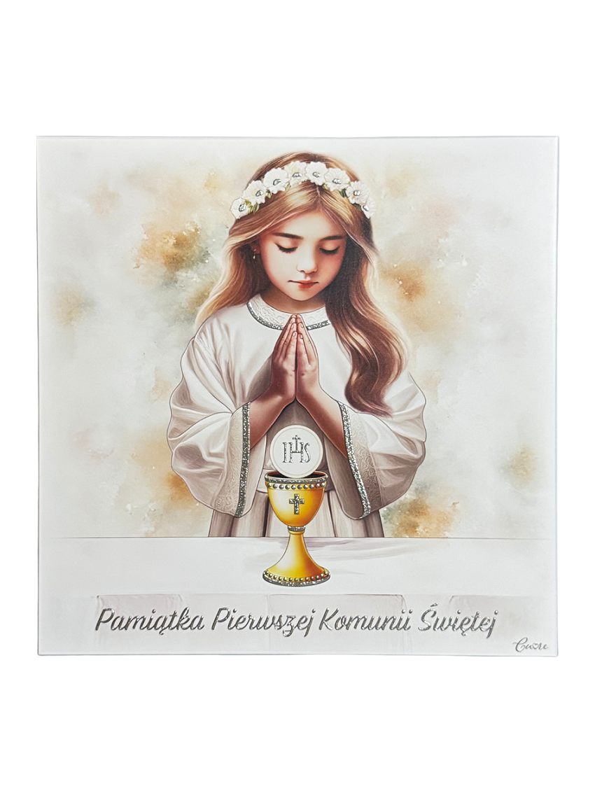 Pamiątka I Komunii Świętej CU151/2A, 20x20