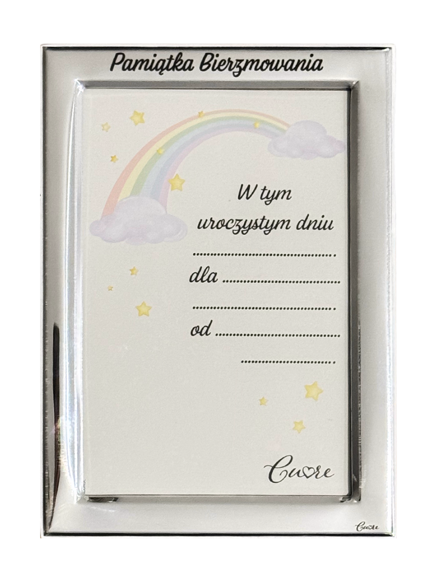 Ramka Pamiątka Bierzmowania CU301/10, 10x15