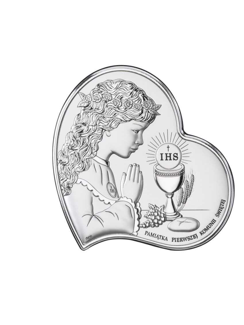 Obrazek Pamiątka Pierwszej Komunii Świętej DS03/1A, 8x8 @