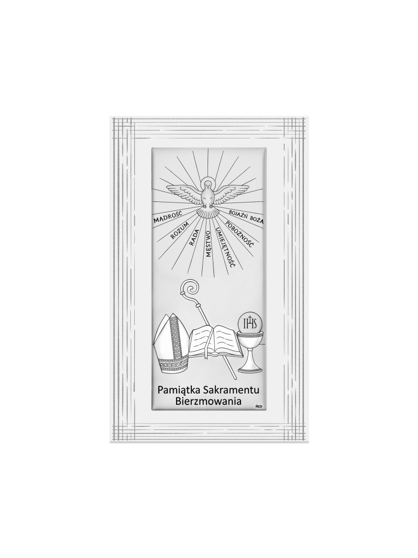 Pamiątka Sakramentu Bierzmowania na panelu DS219F