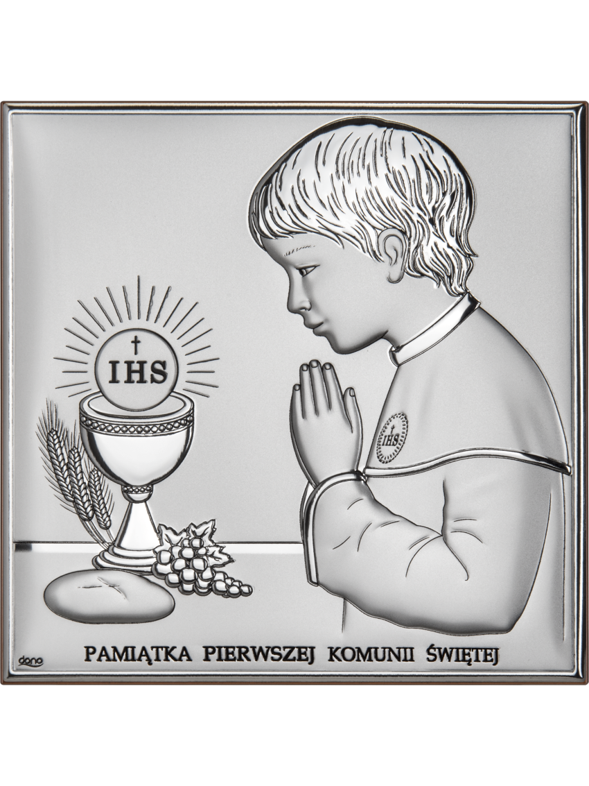 Obrazek Pamiątka Pierwszej Komunii Świętej DS48/3O, 16x16 @