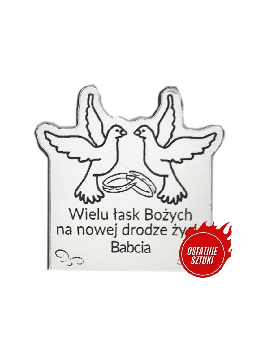 *Grawer Pamiątka Ślubu BABCIA G10D, 4x4
