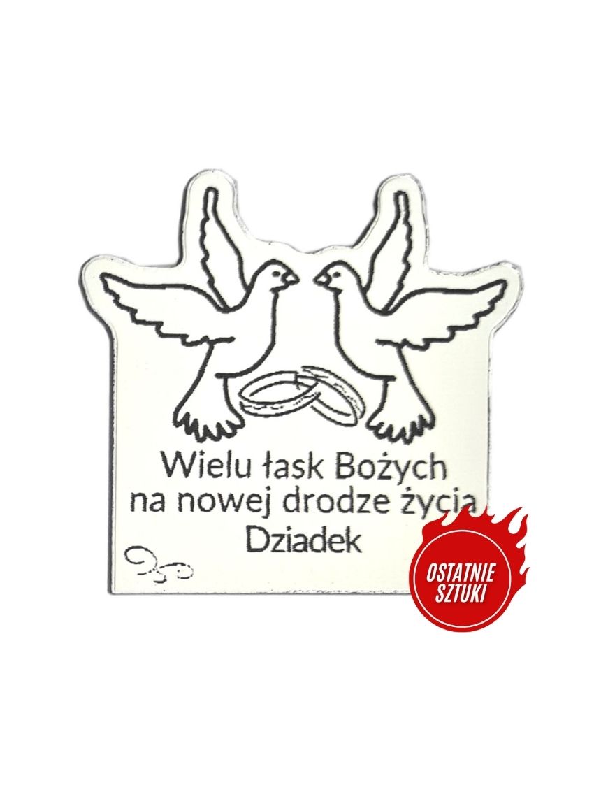 *Grawer Pamiątka Ślubu DZIADEK G10E, 4x4