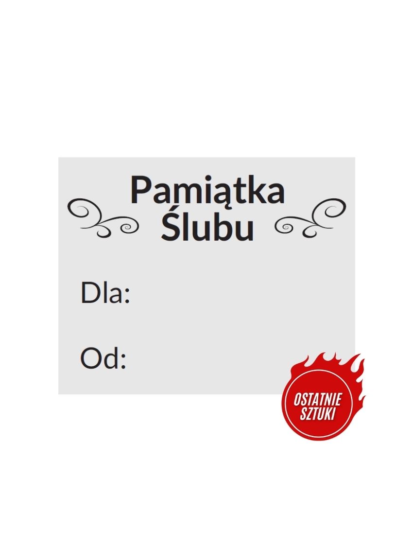 *Grawer Pamiątka Ślubu G18D, 6x4