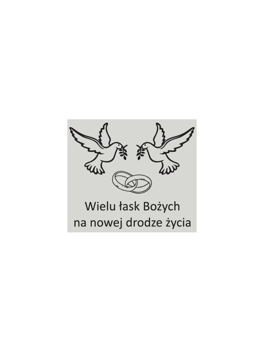 Grawer Pamiątka Ślubu GR4, 6x4