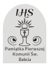 Grawer Pamiątka Pierwszej Komunii Świętej G5D, 4x6