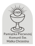 Grawer Pamiątka Pierwszej Komunii Świętej G6A, 4x6