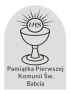 Grawer Pamiątka Pierwszej Komunii Świętej G6D, 4x6